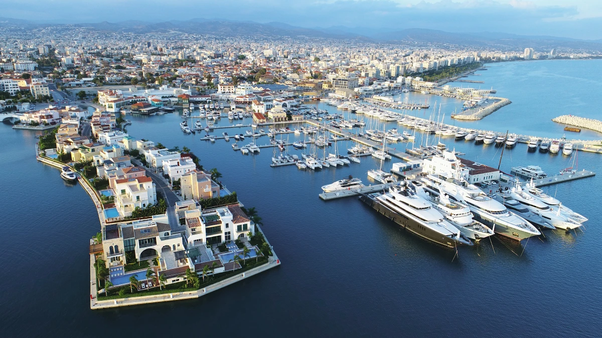  Cruise past the iconic Limassol Marina, where modern architecture meets luxury yachts and waterfront lifestyle.